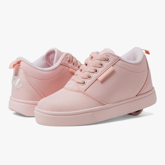 Heelys Other - Kids Girls Light Pink Lace Up Heelys Sneakers Wheels Footwear Skate Shoes Youth2